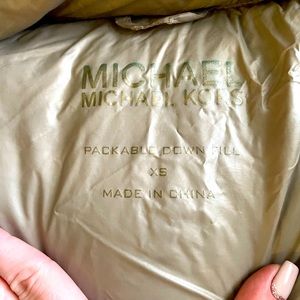 Michael Kors puffer jacket